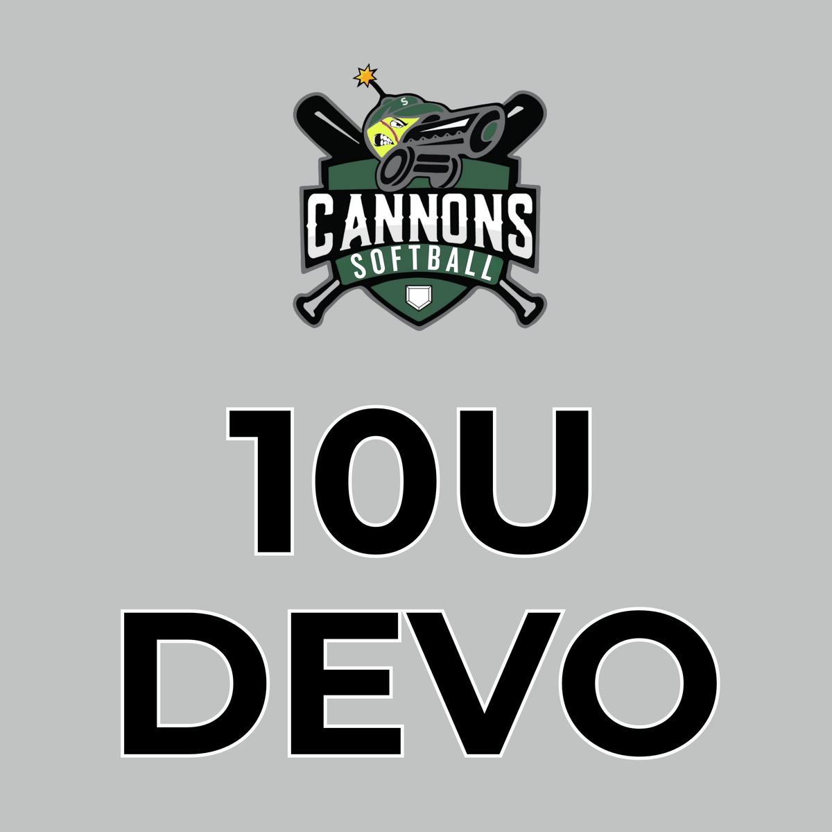 Cannons Softball Fundraiser 10U Devo