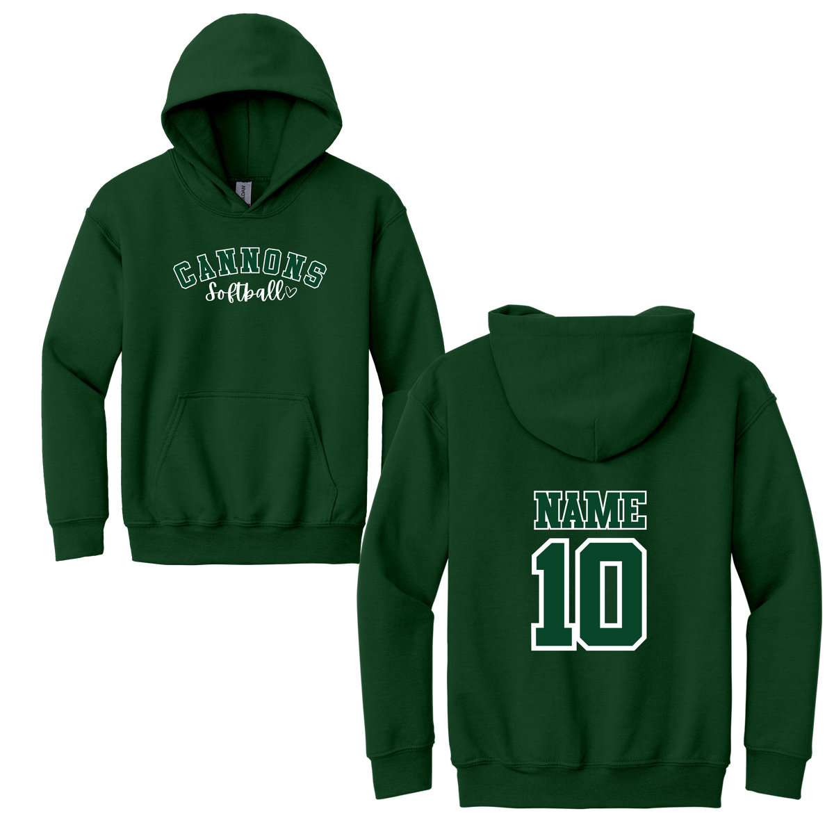 Cannons Softball 5 Hoodie