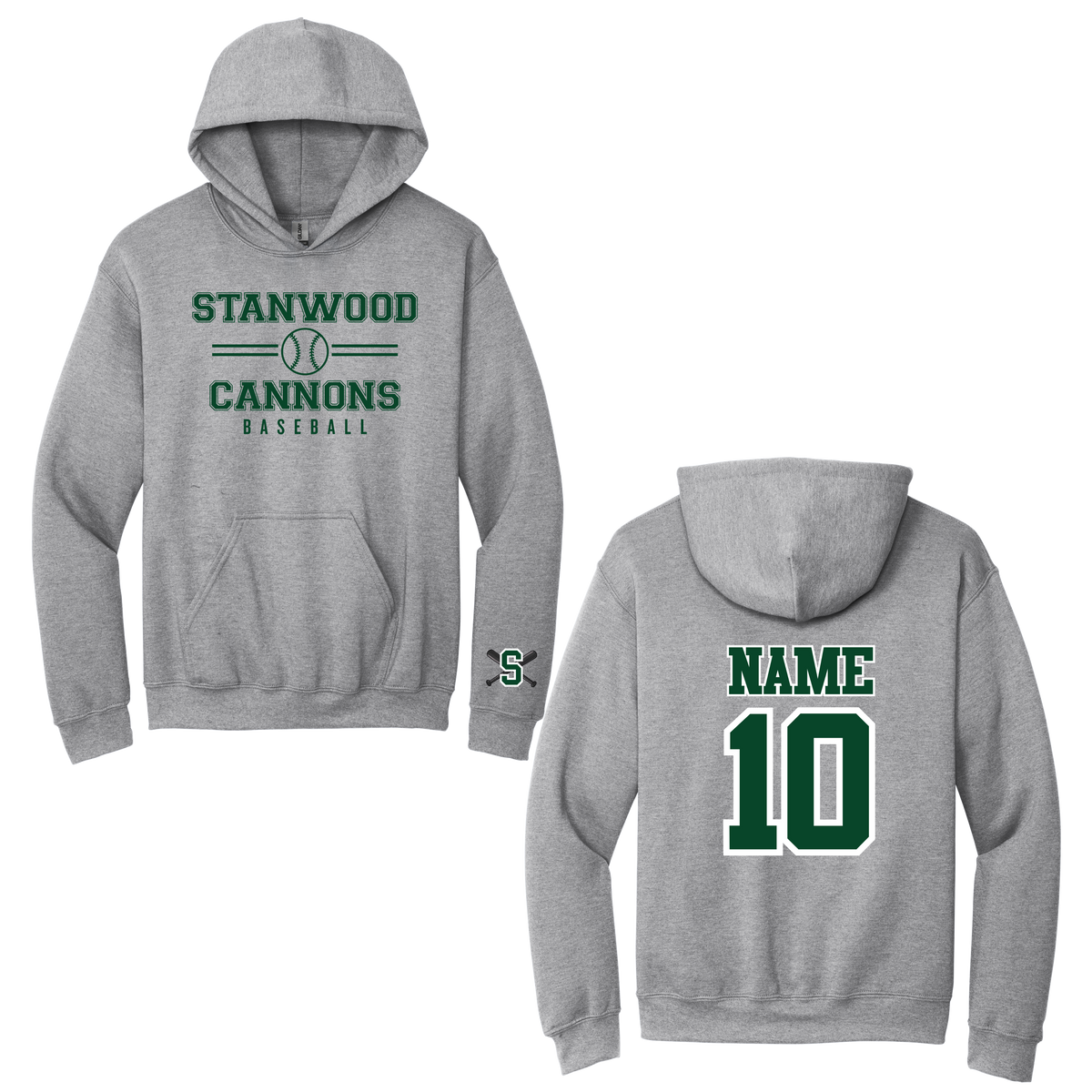 Cannons Baseball 2 Hoodie