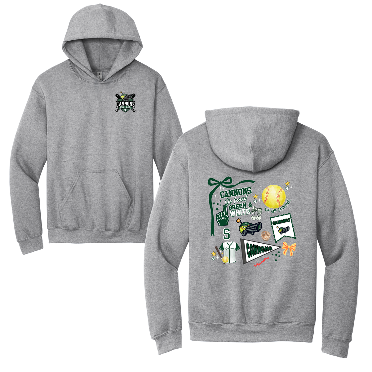 Cannons Softball Spirit Hoodie